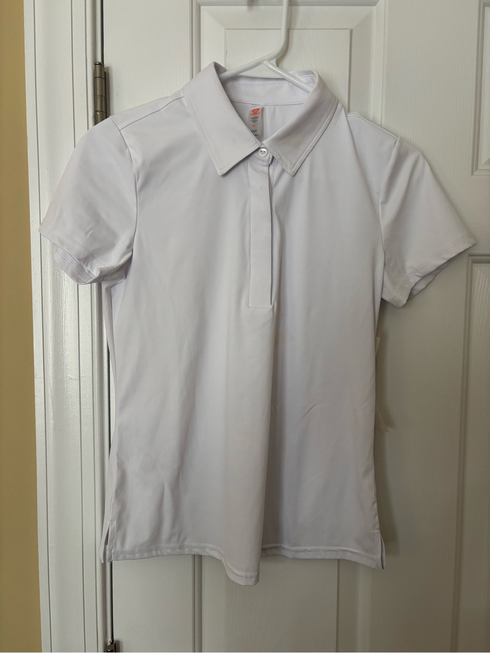 Mono B White Collared Short Sleeve Polo